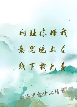 网址你懂我意思晚上在线下载免费